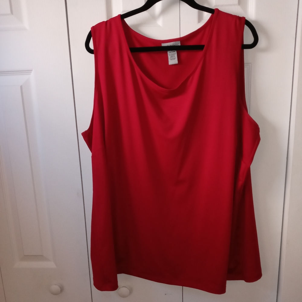 Bundle 4/$20 Catherines Red Tank Top 3X